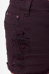 Mink Pink Runaway Phantom Slashed Purple Jean Shorts