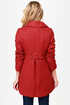Tulle Cinnabar Rust Red Coat