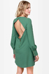 Sherry Baby Sage Green Shift Dress