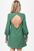 Sherry Baby Sage Green Shift Dress