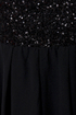 Midnight Magic Black Sequin High-Low Dress