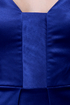 Satin-um Record Strapless Royal Blue Dress