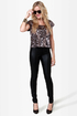 Flashbulb Pewter Sequin Top