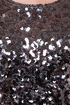 Flashbulb Pewter Sequin Top