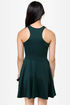 Front and Center Dark Green Dress