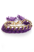 Braiders of the Lost Spark Purple Friendship Bracelet