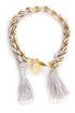 Braiders of the Lost Spark Grey Friendship Bracelet