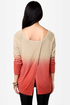Sunrise, Sunset Beige Ombre Sweater