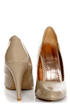 GoMax Ashland 01Z Tan Patent Pumps
