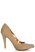 GoMax Ashland 01Z Tan Patent Pumps