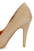 GoMax Ashland 01Z Tan Patent Pumps