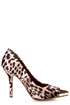My Delicious Expo Tan Leopard Pointed Cap-Toe Pumps