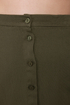 Great Expectations Olive Green High-Low Skirt