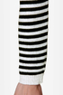 A Sailor\\\\\\\'s Life Black and Ivory Striped Sweater