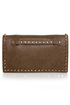Surrounded by Studs Taupe Studded Clutch
