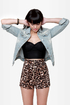 Pretty Kitty Leopard Print Shorts