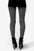 Case in Pointelle Charcoal Grey Sweater Leggings