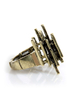 Column Me Back Gold Stretch Ring