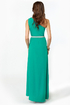 Temptress Teal Maxi Dress