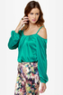 Hot and Cold Teal Top