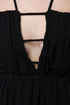 Tug at Your Heart Strings Black Maxi Dress