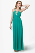 Tug at Your Heart Strings Teal Maxi Dress