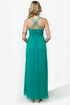 Tug at Your Heart Strings Teal Maxi Dress