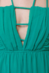 Tug at Your Heart Strings Teal Maxi Dress