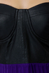 Slow Motion Black and Purple Maxi Dress