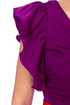 Touch of Sleeve-il Purple Dress
