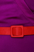 Touch of Sleeve-il Purple Dress