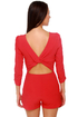 Total Prima Donna Red Romper