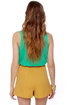 Hop Skip and Jump Yellow High-Waisted Shorts