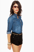 Blank NYC Studded Denim Shirt
