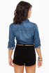 Blank NYC Studded Denim Shirt