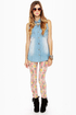 Blank NYC Love & Theft Print Skinny Jeans