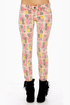Blank NYC Love & Theft Print Skinny Jeans