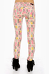 Blank NYC Love & Theft Print Skinny Jeans