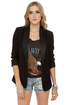 BB Dakota Zane Black Blazer