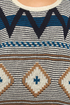 BB Dakota Dupree Blue Print Poncho