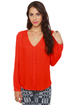 BB Dakota by Jack Lil Orange Button-Up Top
