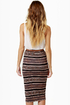 BB Dakota by Jack Joel Print Pencil Skirt