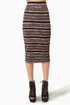 BB Dakota by Jack Joel Print Pencil Skirt