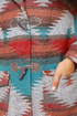 BB Dakota Koa Southwest Print Coat
