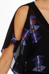 BB Dakota Celeste Black Print Dress