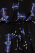 BB Dakota Celeste Black Print Dress