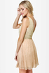 BB Dakota by Jack Javier Beige Lace Dress