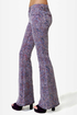 Billabong Jagger Purple Paisley Print Flare Jeans