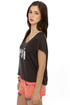 Billabong Le Paz Distressed Grey Top