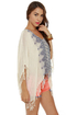 Billabong Water Gypsea Print Poncho Top